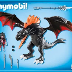 Playmobil Ιππότες & Δράκοι 5482 ΓΙΓΑΝΤΙΟΣ ΔΡΑΚΟΣ-ΜΑΧΗΤΗΣ ΜΕ ΦΩΤΙΑ LED 