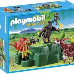 Playmobil Wild Life 5415 ΖΩΟΛΟΓΟΣ ΕΞΕΡΕΥΝΗΤΗΣ ΜΕ ΓΟΡΙΛΕΣ & ΟΚΑΠΙ