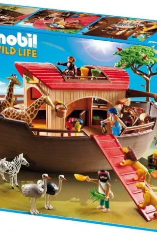 Playmobil Wild Life 5276 ΚΙΒΩΤΟΣ ΤΟΥ ΝΩΕ ΜΕ ΖΩΑ 
