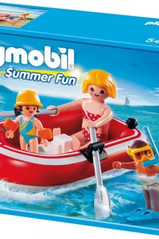 Playmobil Summer Fun 5439 ΦΟΥΣΚΩΤΟ ΣΚΑΦΟΣ ΜΕ ΠΑΙΔΑΚΙΑ