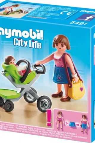 Playmobil City Life 5491 ΜΗΤΕΡΑ ΜΕ ΜΩΡΟ ΣΤΟ ΚΑΡΟΤΣΑΚΙ