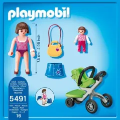 Playmobil City Life 5491 ΜΗΤΕΡΑ ΜΕ ΜΩΡΟ ΣΤΟ ΚΑΡΟΤΣΑΚΙ