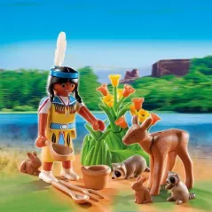 Playmobil 5278 ΠΑΣΧΑΛΙΝΗ ΕΚΠΛΗΞΗ - ΙΝΔΙΑΝΑ ΜΕ ΖΩΑ ΤΟΥ ΔΑΣΟΥΣ