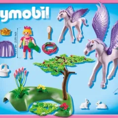 Playmobil Princess 5478 ΠΡΙΓΚΙΠΟΠΟΥΛΑ ΜΕ ΠΗΓΑΣΟ ΚΑΙ ΤΟ ΜΙΚΡΟ ΤΟΥ