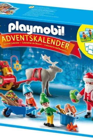 Playmobil CHRISTMAS 5494 ΧΡΙΣΤΟΥΓΕΝΝΙΑΤΙΚΟ ΗΜΕΡΟΛΟΓΙΟ ΕΡΓΑΣΤΗΡΙ ΤΟΥ ΑΗ-ΒΑΣΙΛΗ