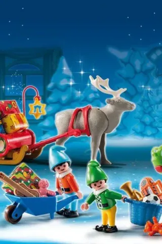 Playmobil CHRISTMAS 5494 ΧΡΙΣΤΟΥΓΕΝΝΙΑΤΙΚΟ ΗΜΕΡΟΛΟΓΙΟ ΕΡΓΑΣΤΗΡΙ ΤΟΥ ΑΗ-ΒΑΣΙΛΗ