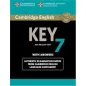 Cambridge Key English Test 7 - Student's book with answers