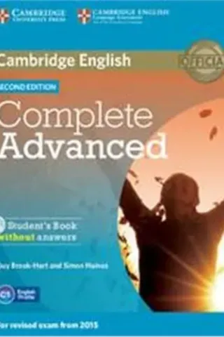 Complete advanced student's book with CD Rom Revised 2015 exam