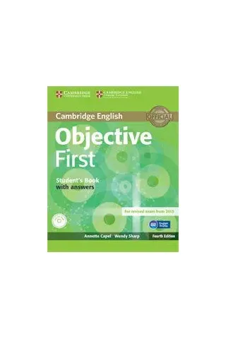 Objective First Student's book with KEY (+ CD-ROM) 4TH ED 2015 EXAM