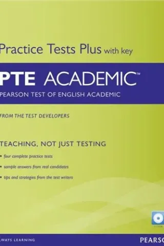 PTE Academic Practice Test Plus Student's book & key & cd rom pack