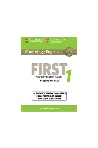 Cambridge English First Certificate in English 1