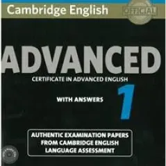 Cambridge Advanced 1 Practice Tests Self Study Pack (Book + Answers + CDs(2)) Revised 2015