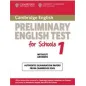 Cambridge Preliminary English Test (PET) For Schools 1 Student's Book Without Answers