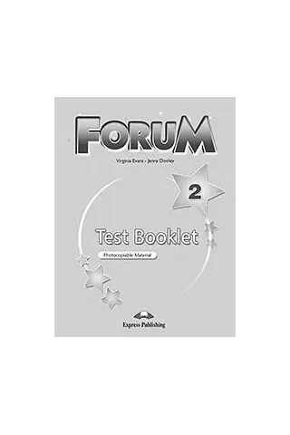 Forum 2 Test Booklet Revised