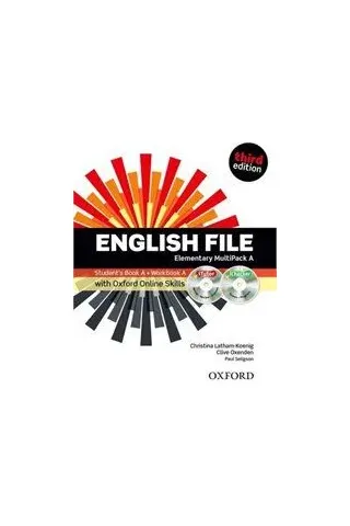 English File elementary Multi Pack A (+ iTUTOR + iCHECKER +ONLINE SKILLS) 3rd edition 