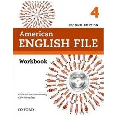 American English File 4 Workbook (+ iCHECKER) 2ND ED