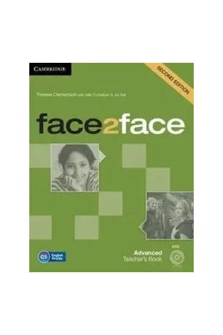 Face2Face Advanced Teacher's book + DVD 2nd edition  Cambridge University Press