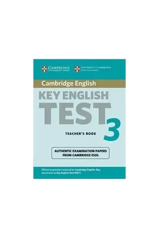 Cambridge Key English Test 3 Teacher's Book