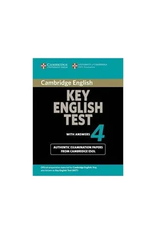 Cambridge Key English Test 4 Student's Book With Answers