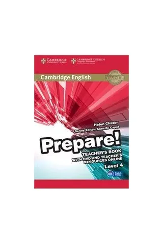 Prepare 4 Teacher's book +DVD & TCHR'S ONLINE RESOURCES