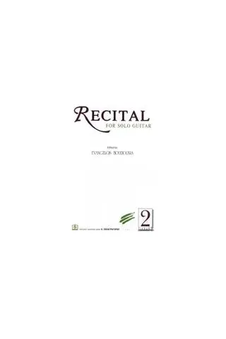 Recital for Solo Guitar 2