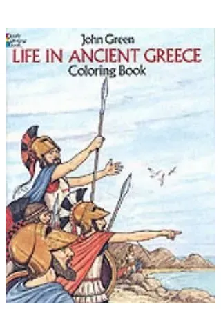 Life in ancient greece (colouring book) pb