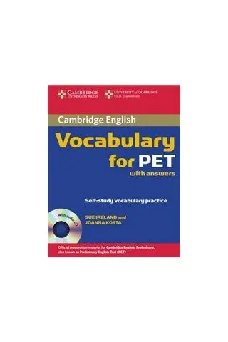 Vocabulary for PET with Answers and CD