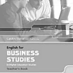 English for Business Studies in Higher Education Studies teacher's book Andrew Betsis 9781859649442