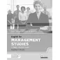 English for Management Studies in Higher Education Studies teacher's book