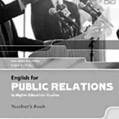 English for Public Relations in Higher Education Studies teacher's book