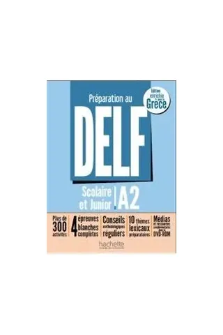 Delf Scolaire et Junior A2 Methode +DVD Hachette 9782014016208