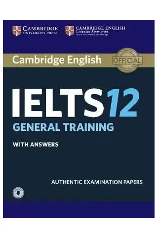 Cambridge English IELTS 12 General Training Self Study Pack