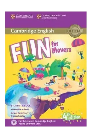 Fun for Movers Student's book +audio & Online Activities 2018 4th Ed. Cambridge University Press 9781316631959