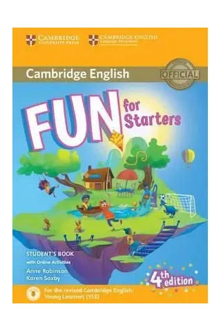 Fun for Starters Student's book (+audio & Online Activities) 2018 4th Ed.