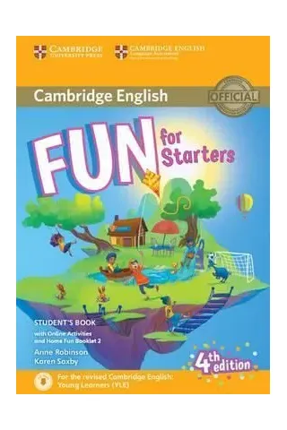 Fun for Starters Student's book (+ Home fun booklet & Online Act.) 2018 4th Ed.