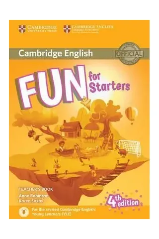 Fun for Starters Teacher's book + online audio 2018 4th Ed. Cambridge University Press 9781316617496