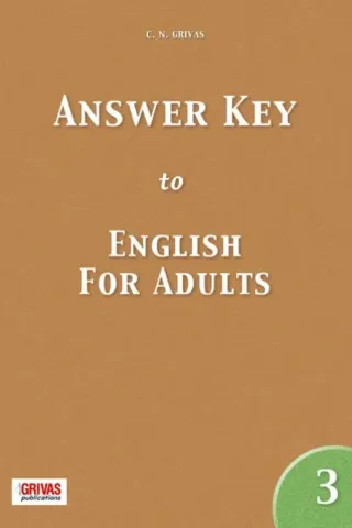 English for Adults 3 Answer Key Grivas  978-960-409-829-3