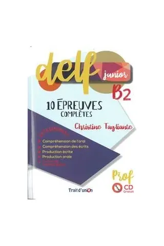 Delf Junior B2 10 Epreuves Completes Professeur