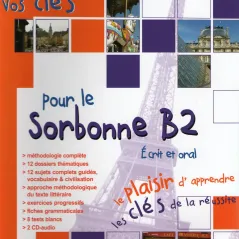 Vos cles pour le nouveau SORBONNE B2 eleve