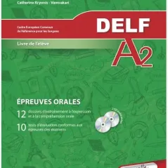 Delf A2 Epreuve Orales Eleve +2cds Nouvelle edition Nouvel Esprit 9789608246836