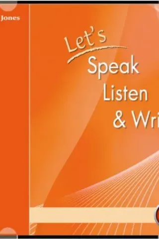 Lets Speak, Listen and Write 4: Cd