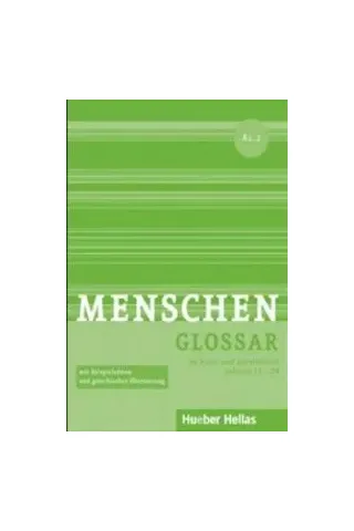 Menschen A1.2 Glossar