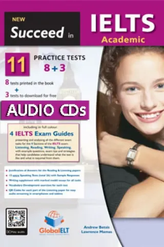 Succeed in IELTS Academic 11 8+3 Practice Tests Cds Andrew Betsis Elt 9781781646069