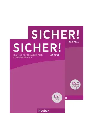 Sicher aktuell B2 Paket Lehrerhandbuch B2/1 und B2/2