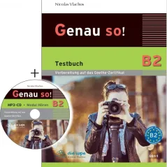 Genau so B2 Testbuch & MP3-CD Vlachos die Lupe 9789604621439