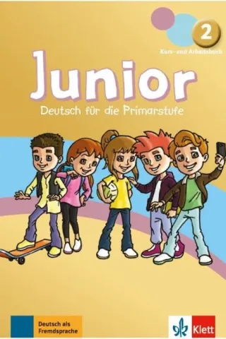 Junior 2 Kurs und Arbeitsbuch + Online-Hormaterial Klett Hellas 978-960-582-071-8