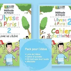 Ulysse a Paris 2 Pack eleve Le Livre Ouvert 9786185258382