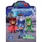 PJ MASKS: Σούπερ χρωμοσελίδες με αυτοκόλλητα