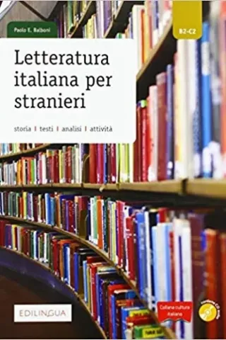 Letteratura italiana per stranieri + CD audio Edilingua 9788899358464