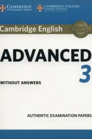 Cambridge English Advanced 3 Student's book